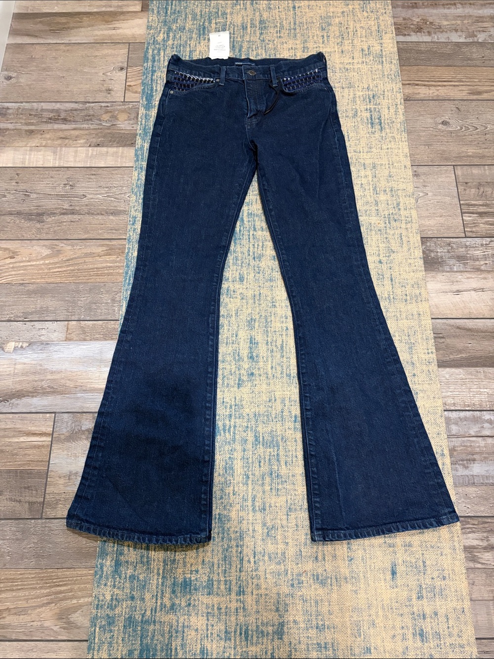 Levi's Dark Navy Flare Jeans